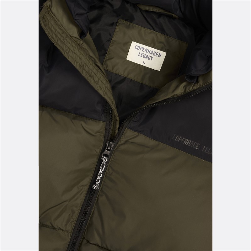 Copenhagen Legacy Veste à Capuche Homme - Army/Noir