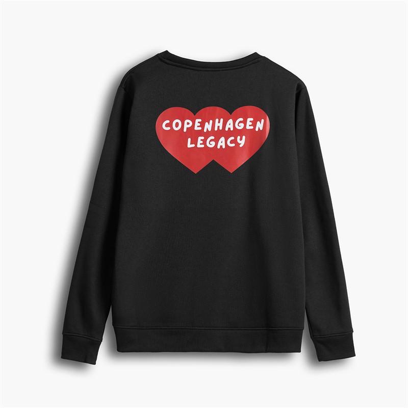 Copenhagen Legacy Bluza dla niego z nadrukiem w serca kolor Czarny