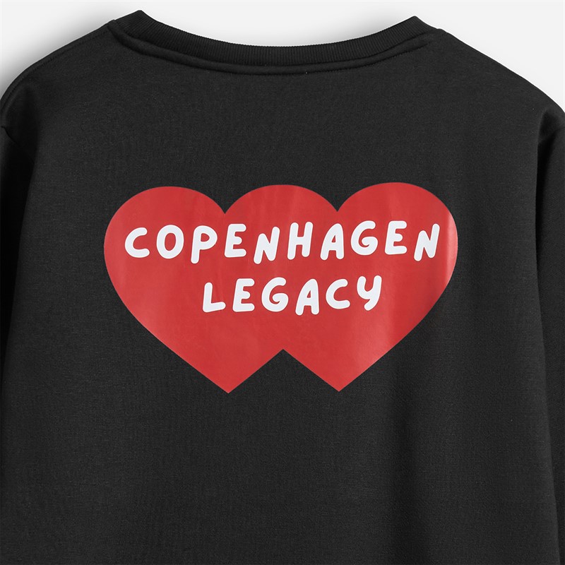 Copenhagen Legacy Bluza dla niego z nadrukiem w serca kolor Czarny