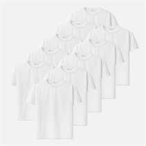 Copenhagen Legacy Heren Kopenhagen Legacy Tien Pack T-shirts Wit