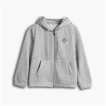 Copenhagen Legacy Garçon Sweat à Capuche zippé Grey Melange