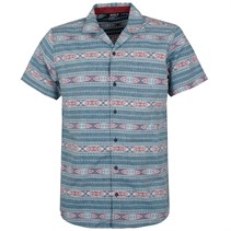 Indicode Chemise à manches courtes Inzulock Homme marine