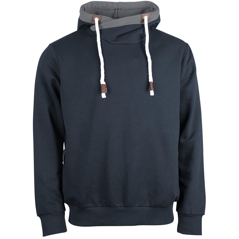 Indicode Herren Hoodie Marineblau