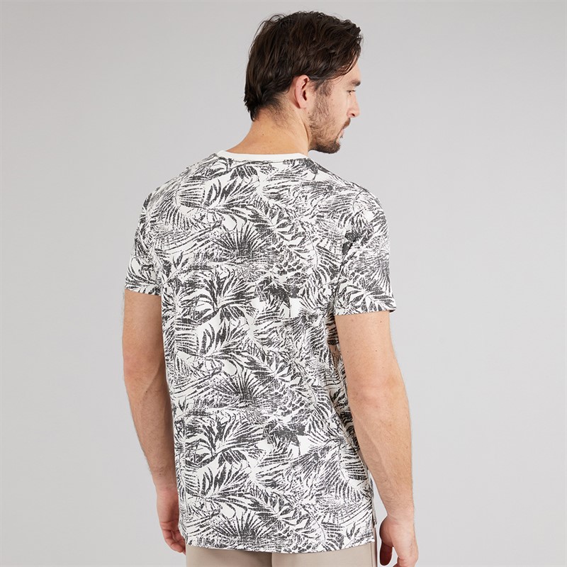 Indicode Herren Inpalme T-Shirts Weiß