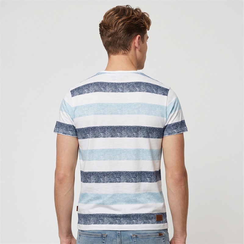 Indicode Herre Inhernandez T-shirts Blå