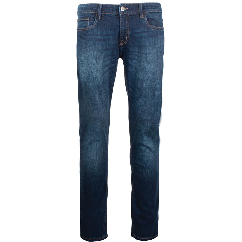 Indicode Heren Tony Regular Fit Jeans Donkerblauw