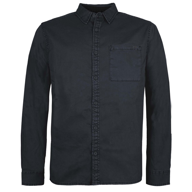 Indicode Chemise à manches longues Bodie Homme 502 Bleu Marine