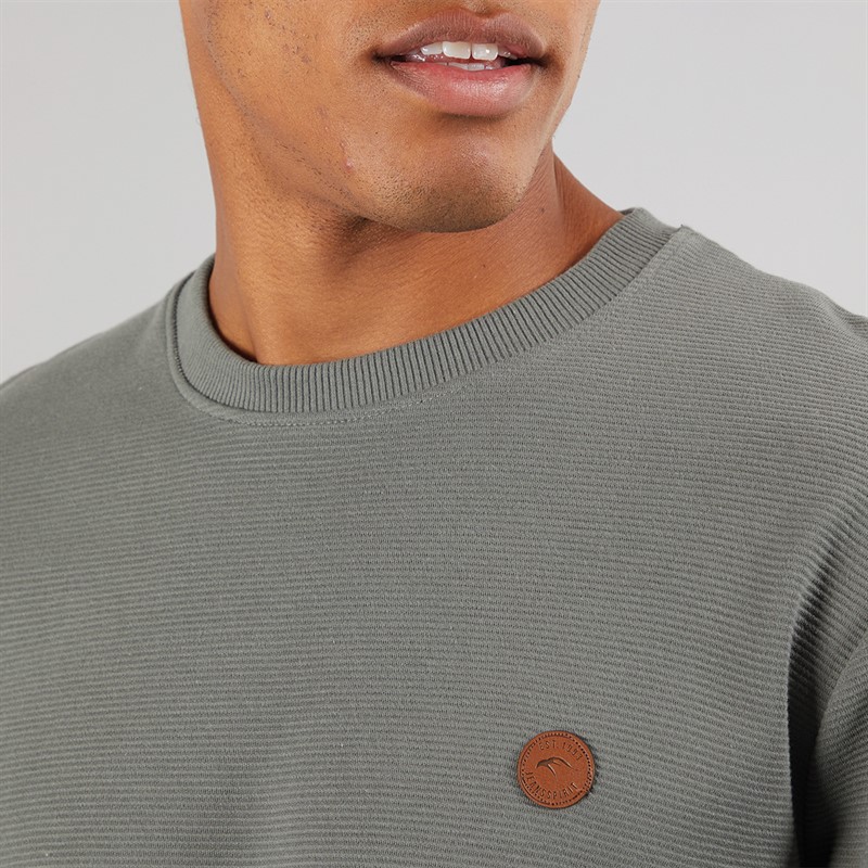 Indicode Herren Salupe Sweatshirt Castor Grau