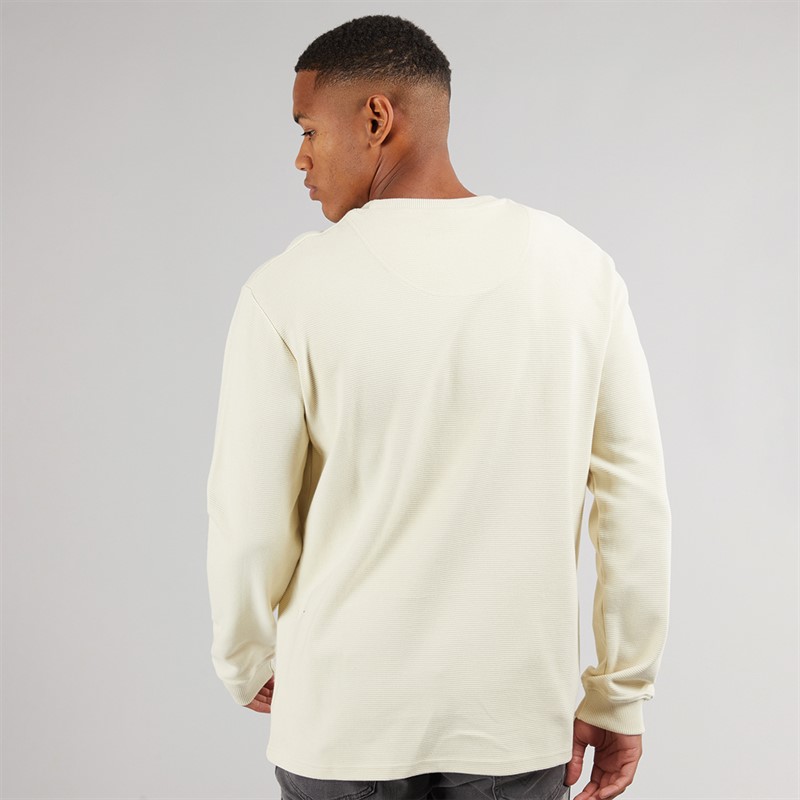 Indicode Herren Salupe Sweatshirt Weiß Spargel