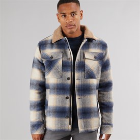 Indicode Heren INBrandox Cardigan | Gebreide jas met sjaalkraag Stone S