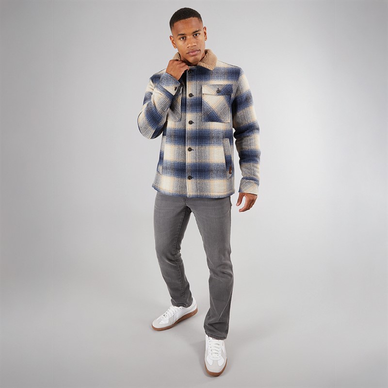 Indicode Herren Harrod Jacke Dunkles Denim