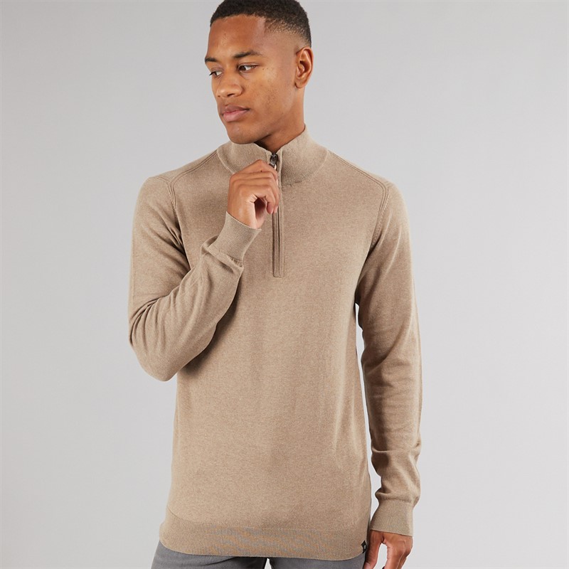 Indicode Herren Ancona Pullover Beige Mix