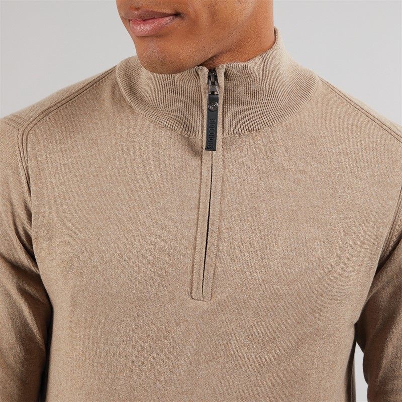 Indicode Herren Ancona Pullover Beige Mix