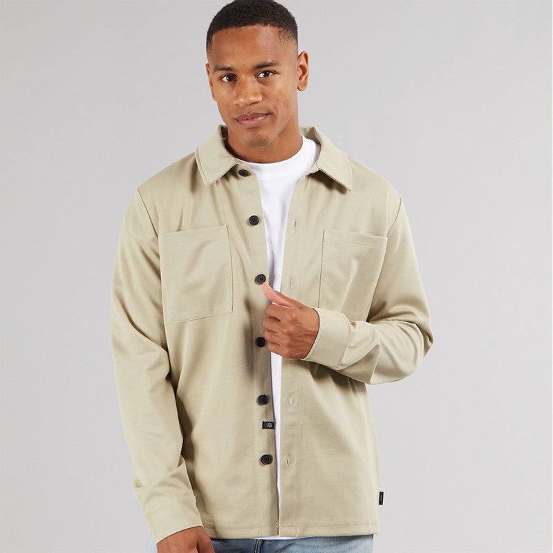 Indicode Herren Yuno Hemdjacke Irish Cream