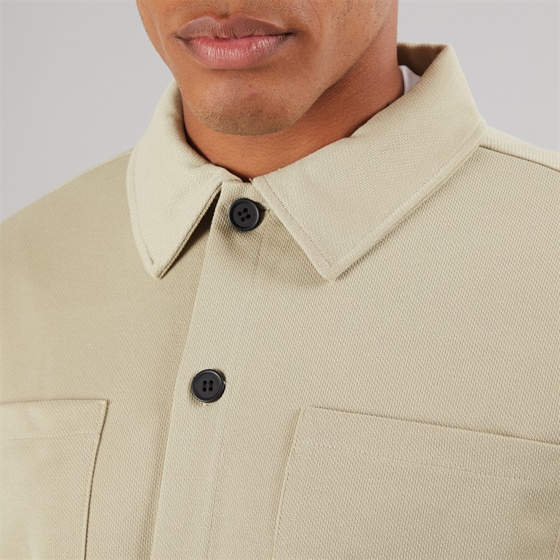 Indicode Herren Yuno Hemdjacke Irish Cream