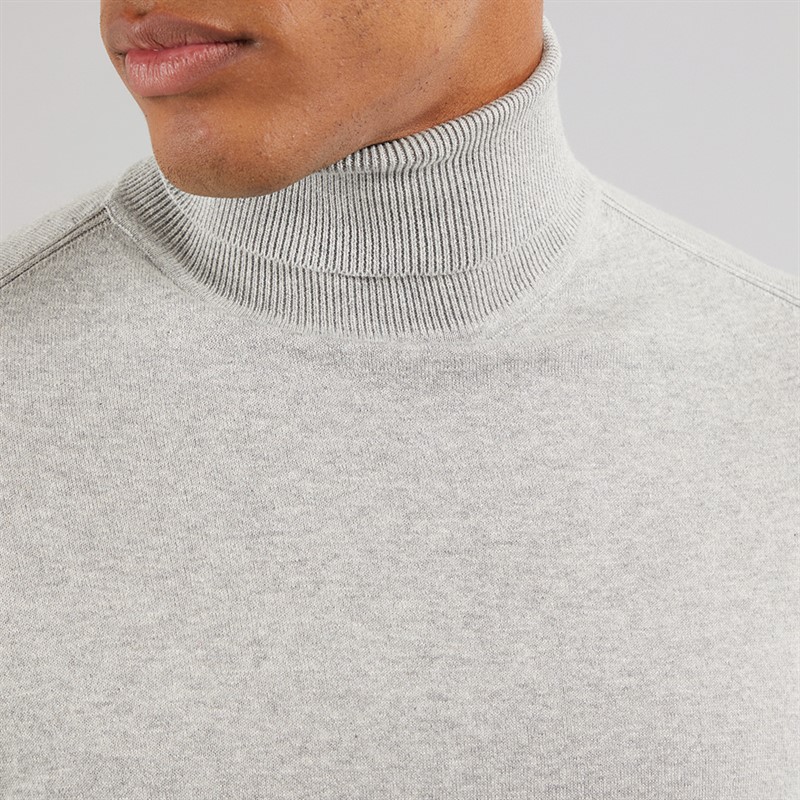 Indicode Herren Burns Pullover Hell Grau Meliert