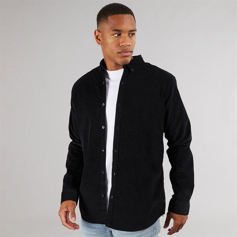 Indicode Herren Ryan Hemd Schwarz