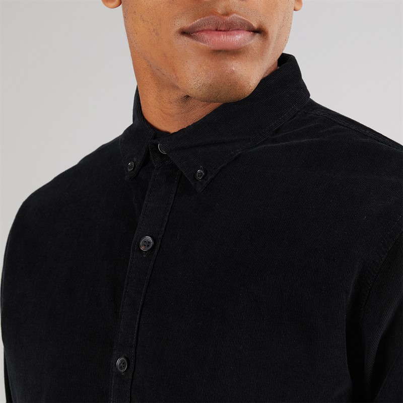 Indicode Herren Ryan Hemd Schwarz