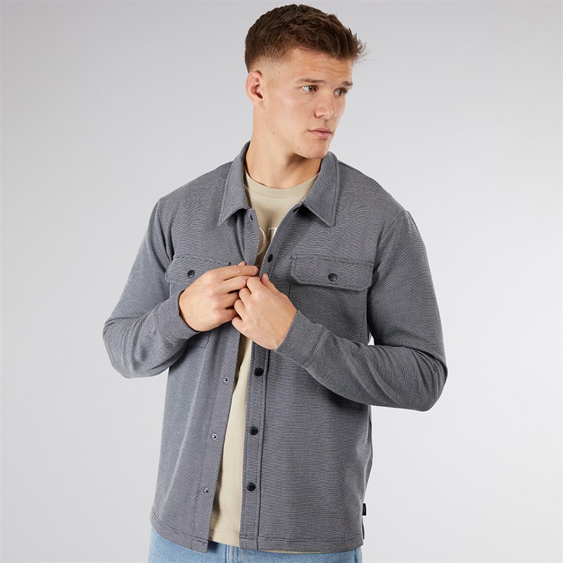 Indicode Herren Alen Hemdjacke Sky Captain