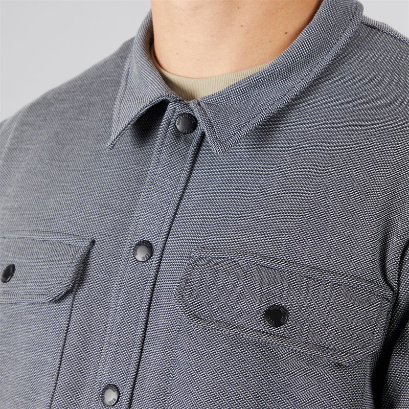 Indicode Herren Alen Hemdjacke Sky Captain