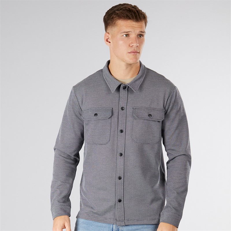 Indicode Herren Alen Hemdjacke Sky Captain