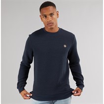 Indicode Heren Dash Sweatshirt Marineblauw
