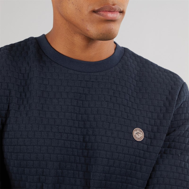 Indicode Herren Dash Sweatshirt Marineblau