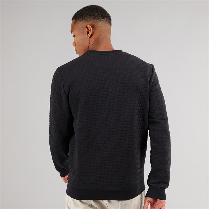 Indicode Herren Dash Sweatshirt Schwarz