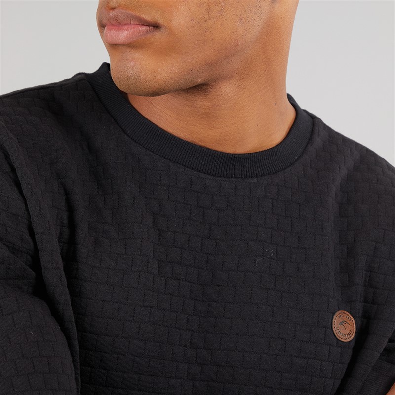 Indicode Herren Dash Sweatshirt Schwarz