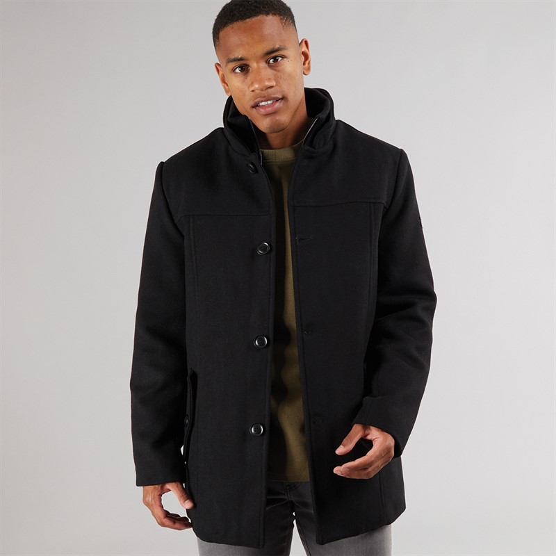 Indicode Herren Lunik Mantel Schwarz