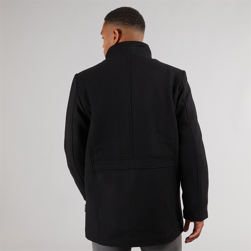 Indicode Herren Lunik Mantel Schwarz