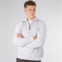 Indicode Herren Rufus Pullover Off White