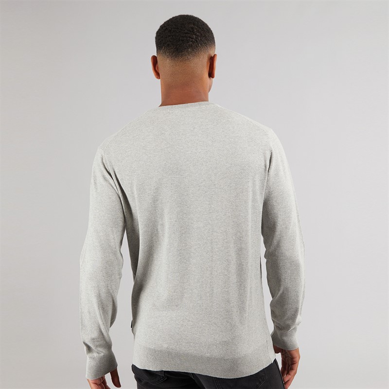 Indicode Herren Townsend Pullover Hell Grau Mix