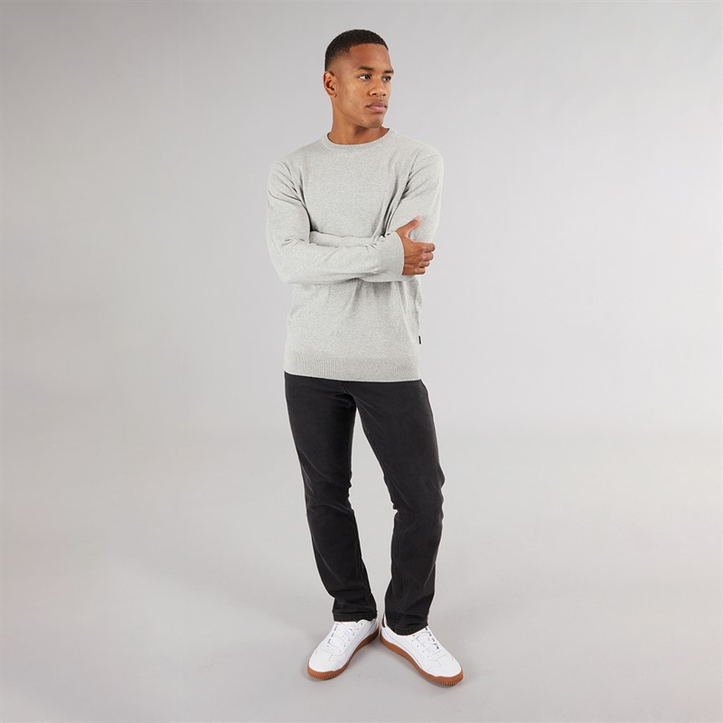 Indicode Herren Townsend Pullover Hell Grau Mix