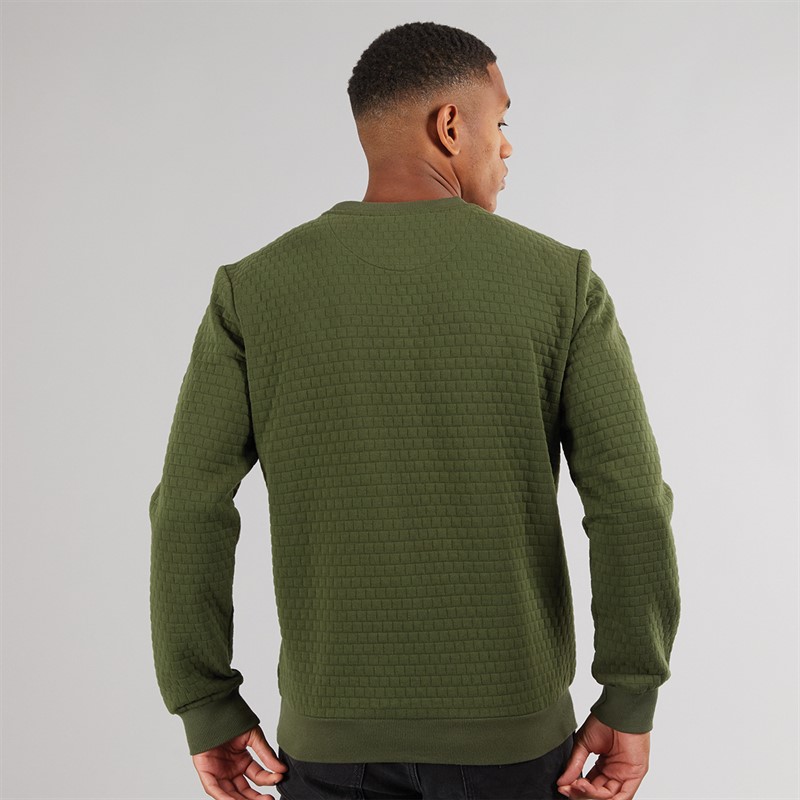 Indicode Herren Dash Sweatshirt Armee