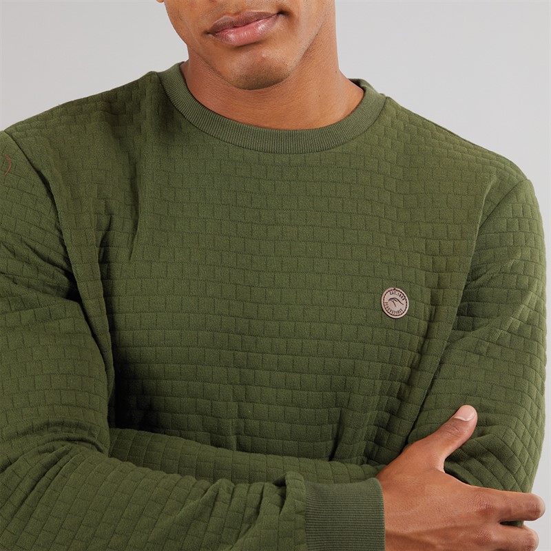 Indicode Herren Dash Sweatshirt Armee