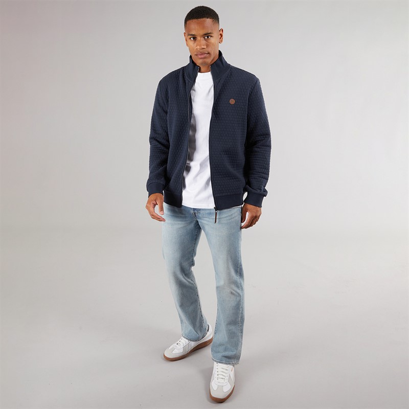 Indicode Herren Bermie Sweatshirt Marineblau