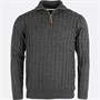 Indicode Herren Rufus Pullover Anthrazit Melange