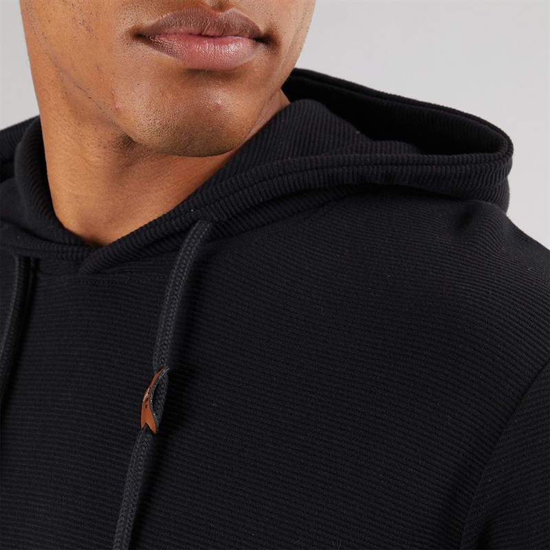 Indicode Herren Salupe Kapuzenpullover Schwarz