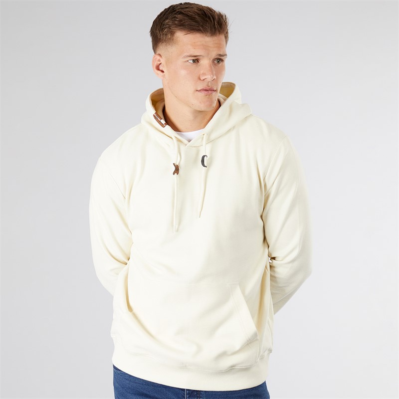 Indicode Heren Salupe Hoodie Wit Asperge