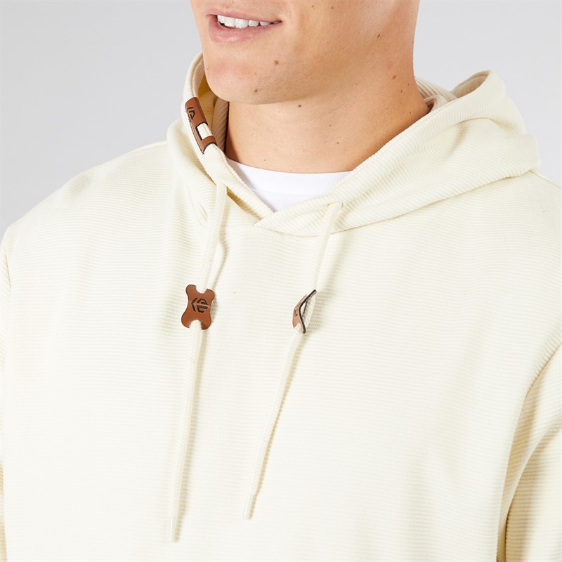 Indicode Heren Salupe Hoodie Wit Asperge