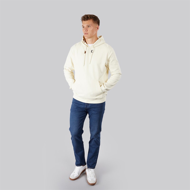 Indicode Heren Salupe Hoodie Wit Asperge