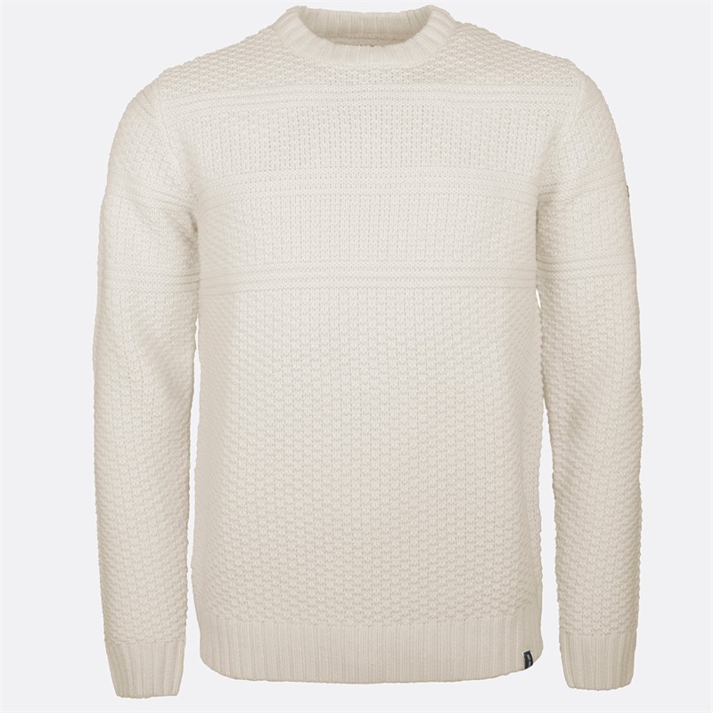 Indicode Herren Shores Pullover Weiß Spargel
