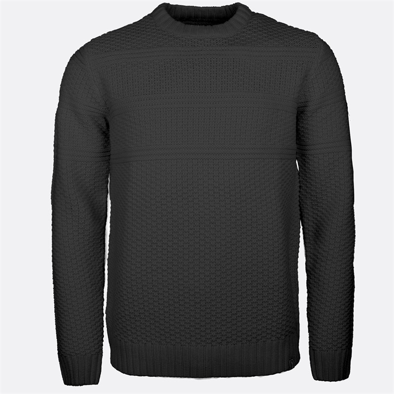 Indicode Herren Shores Pullover Schwarz