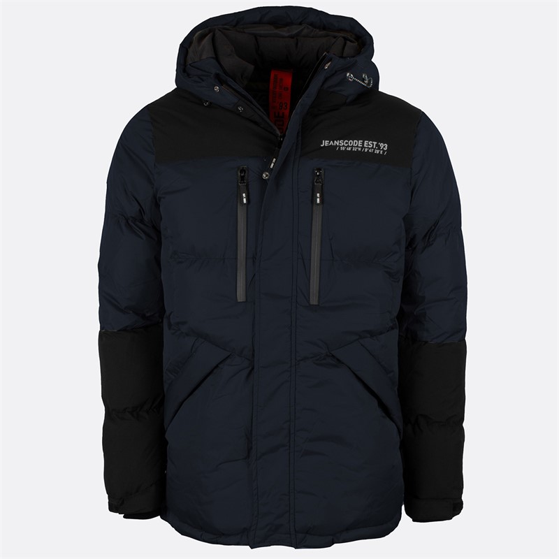 Indicode Herre Kayce Jakke Mørk Navy