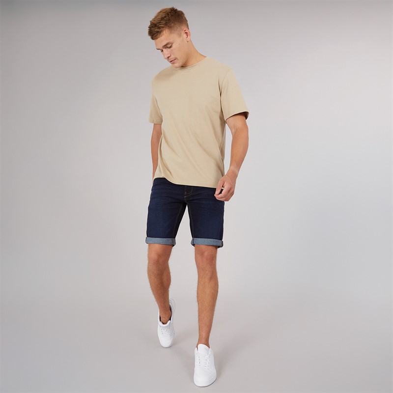 Indicode Short en Jean Kaden Homme Bleu