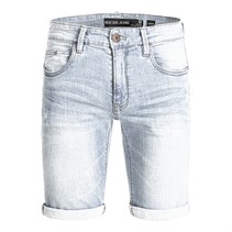Indicode Herre Kaden Denim Shorts Foam Blå