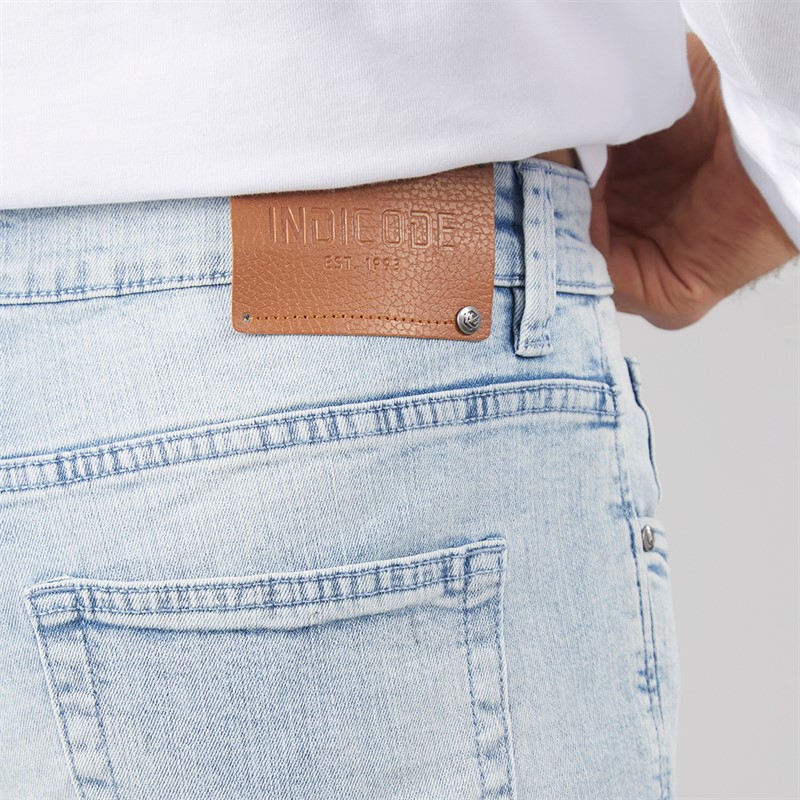 Indicode Herre Tony Regular Fit Jeans Icy Blue