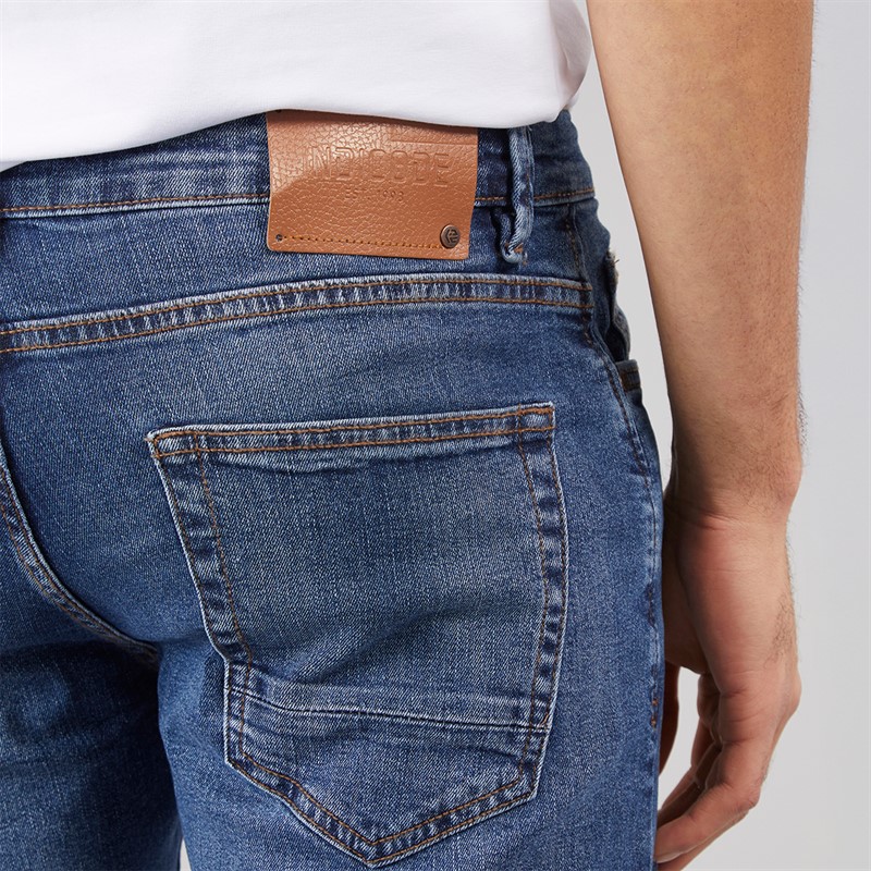 Indicode Herren Tony Regular Fit Jeans Medium Indigo