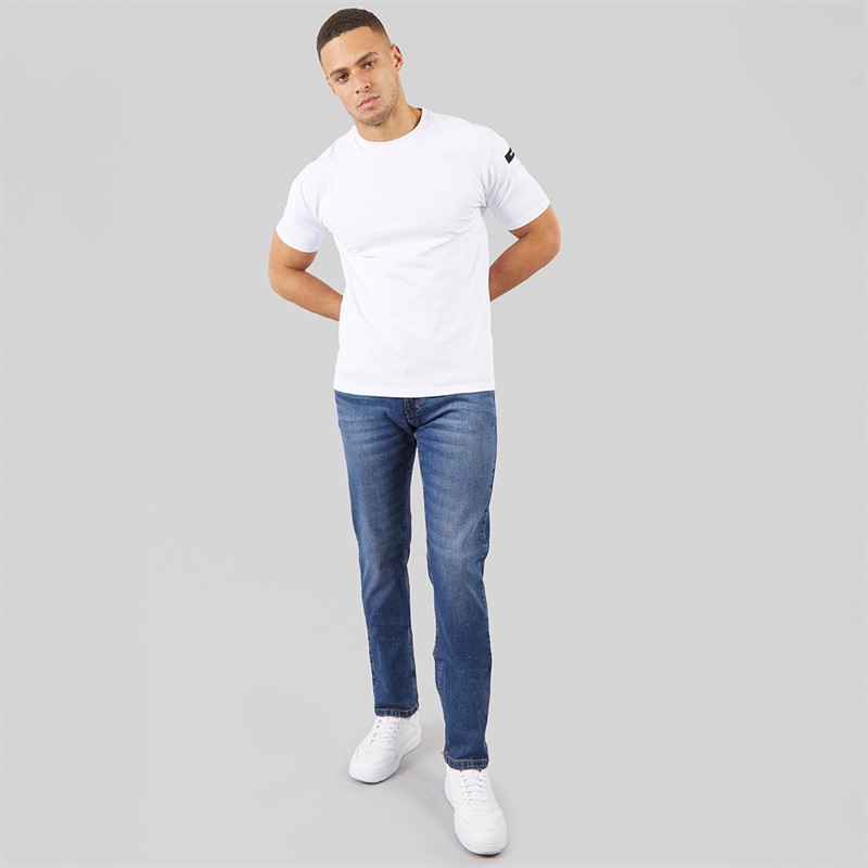 Indicode Herren Tony Regular Fit Jeans Medium Indigo